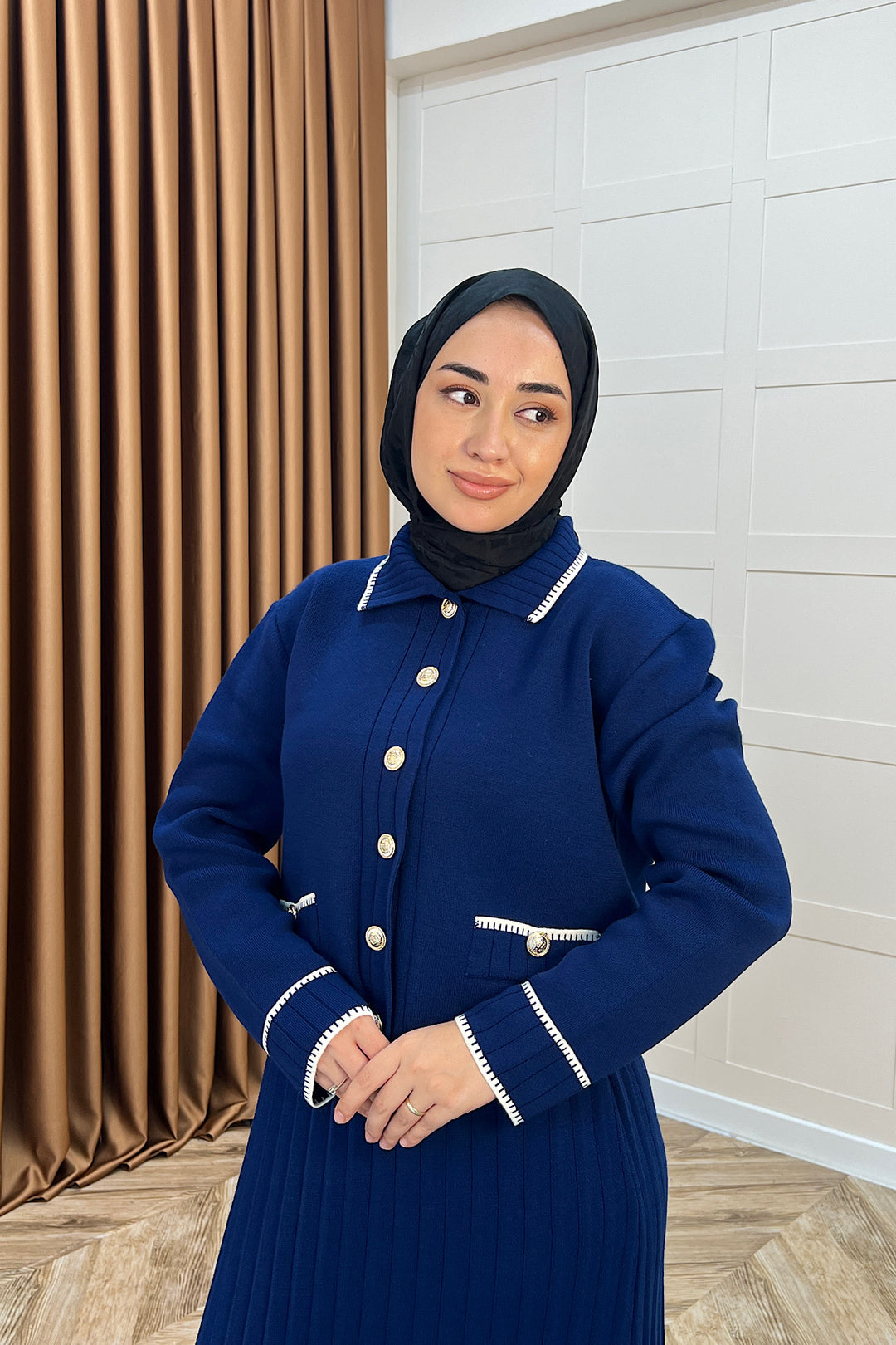 Roma Etekli Triko Takım Lacivert 20999-LACIVERT