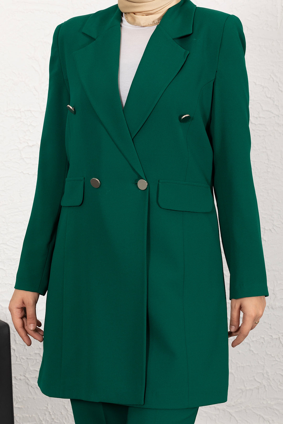 Blazer Ceketli İkili Takım Yeşil 0393-YESIL
