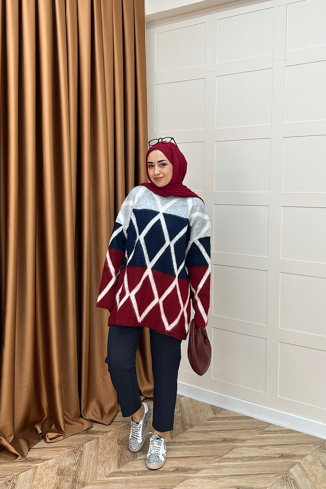 Lones Triko Kazak Bordo 241280-BORDO