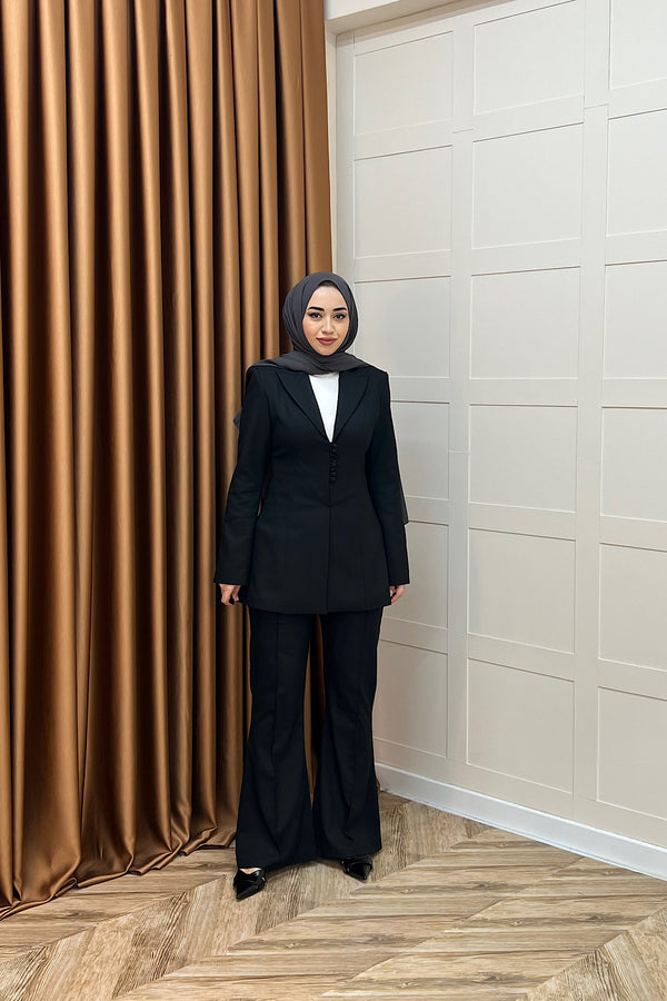 Berlin İkili Ceket Takım Siyah 26042-SIYAH