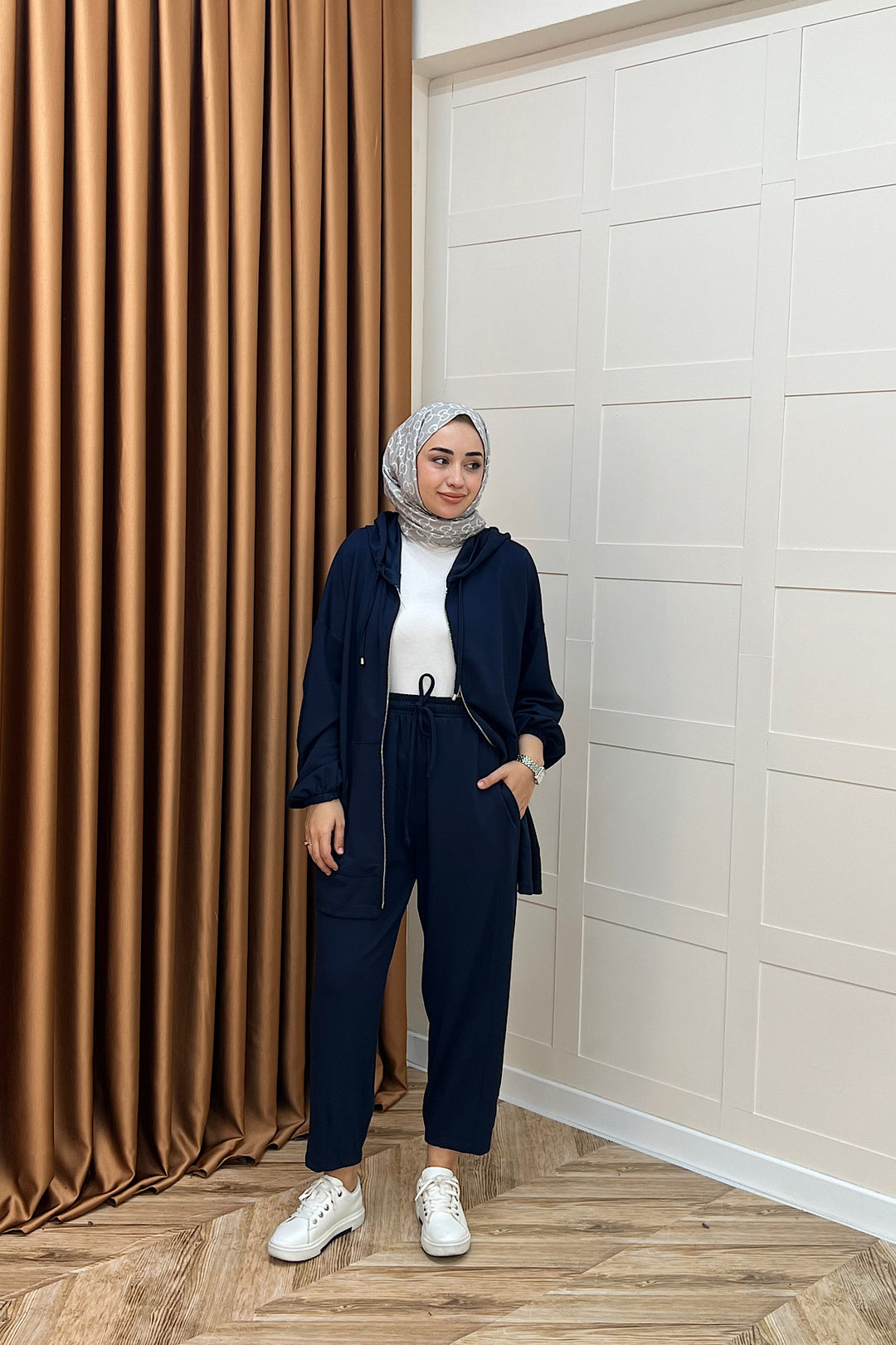 Kanguru Cepli Fermuarlı Takım Lacivert 2014-LACIVERT