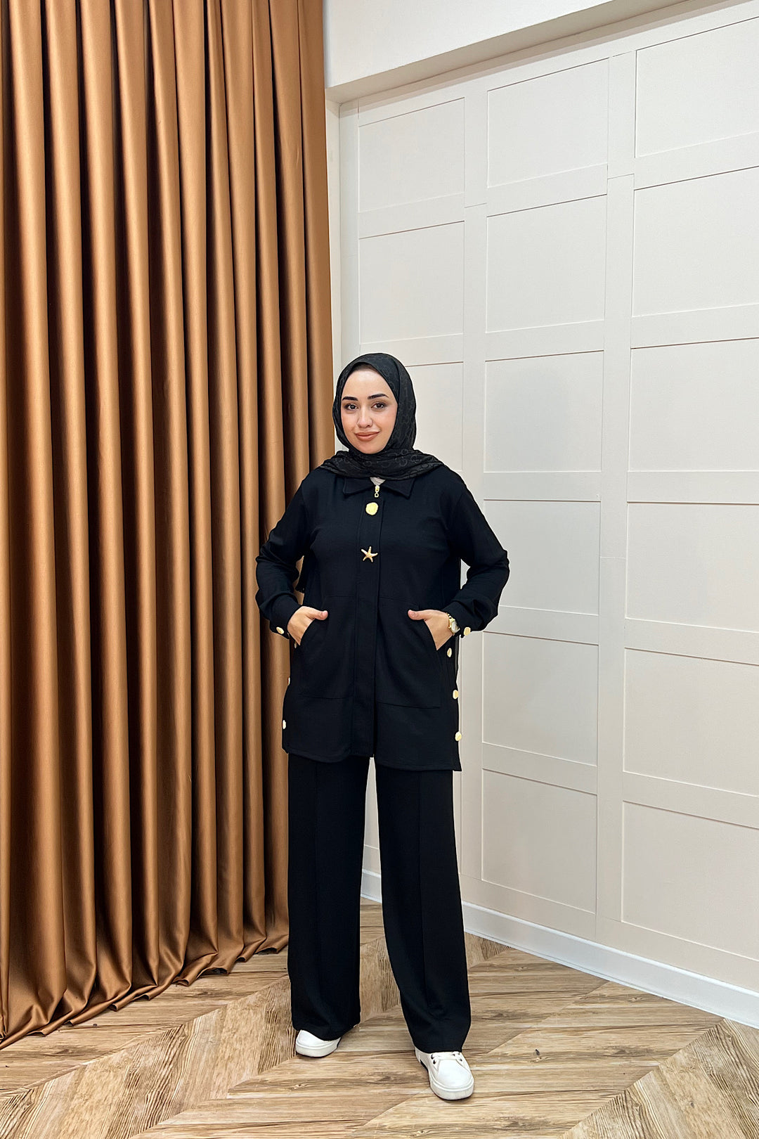 Selvi Gizli Patlı Takım Siyah 02006-SIYAH