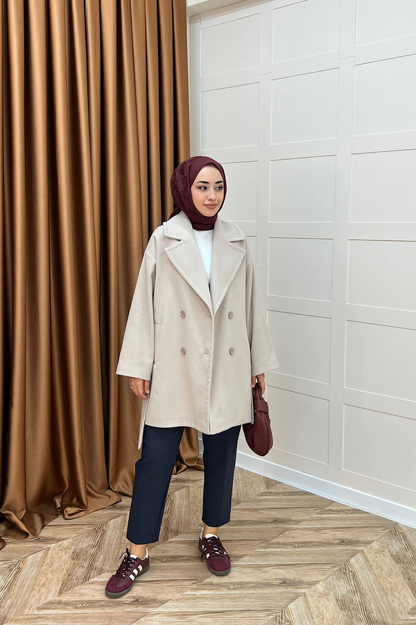 Nuve Premium Kuşaklı Kaban Taş 5514-TAS