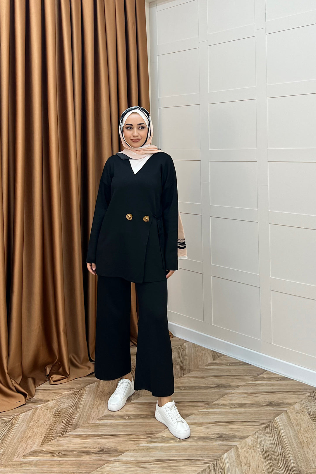 Lyon Merserize Triko Takım Siyah 25310-SIYAH