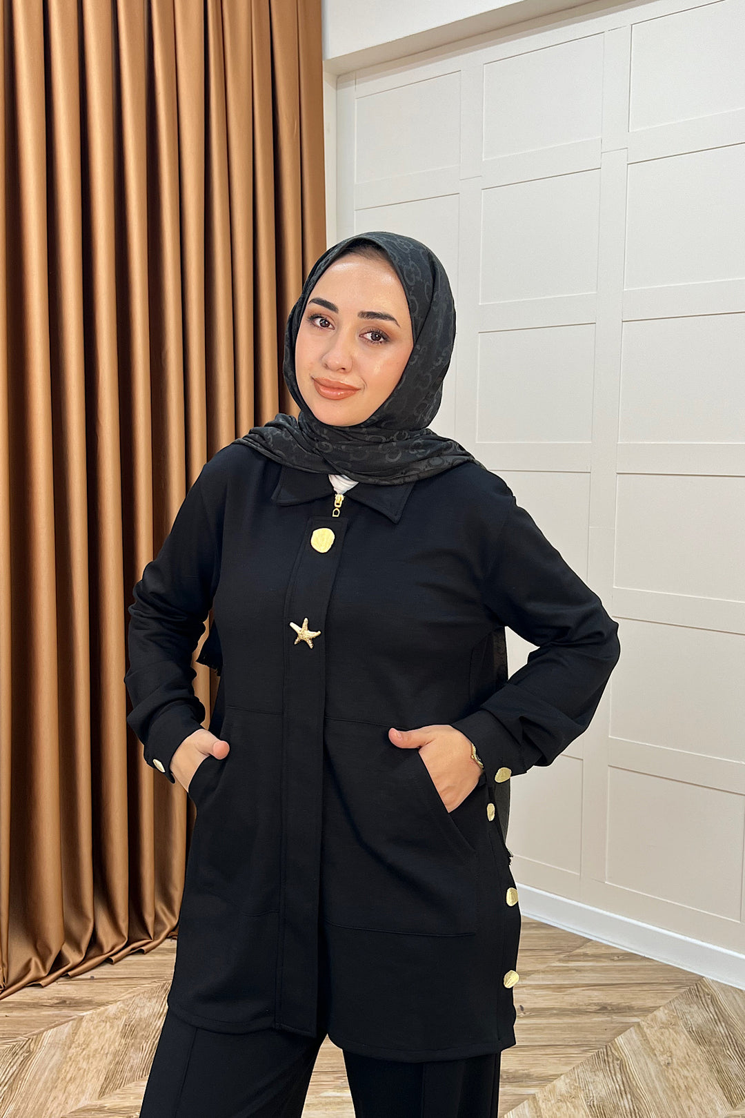 Selvi Gizli Patlı Takım Siyah 02006-SIYAH