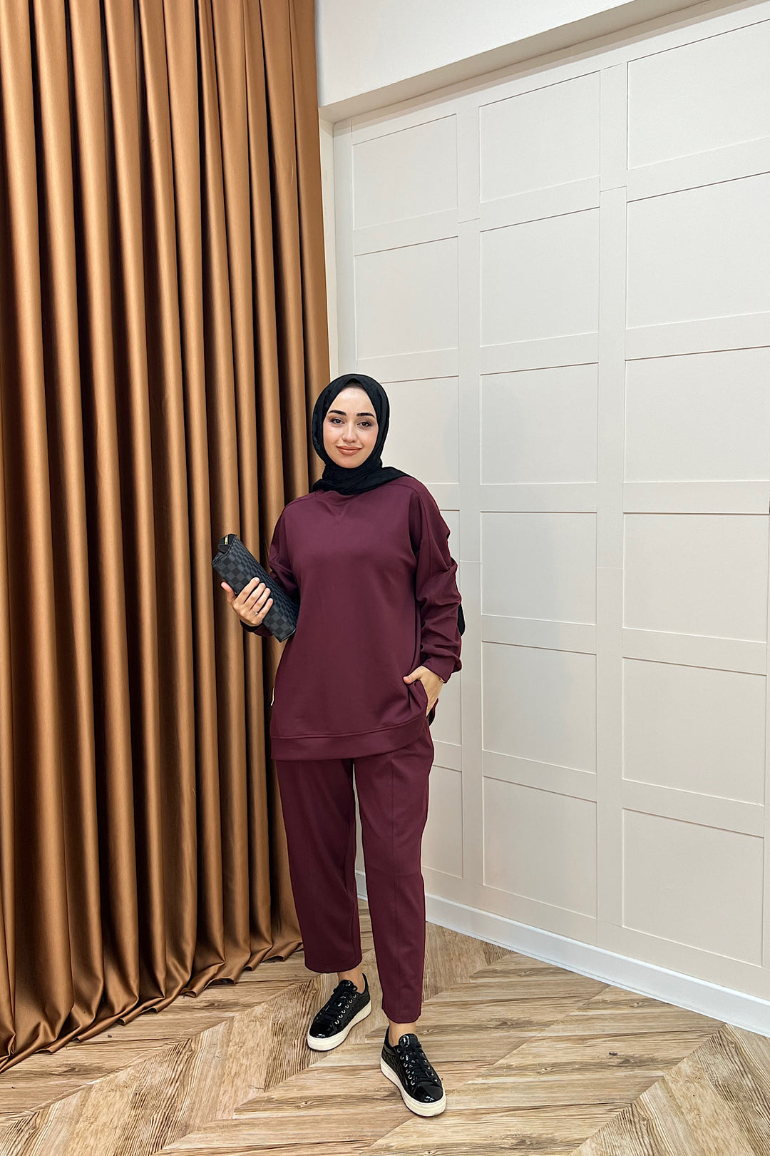 Etna İkili Takım Bordo 02017-BORDO