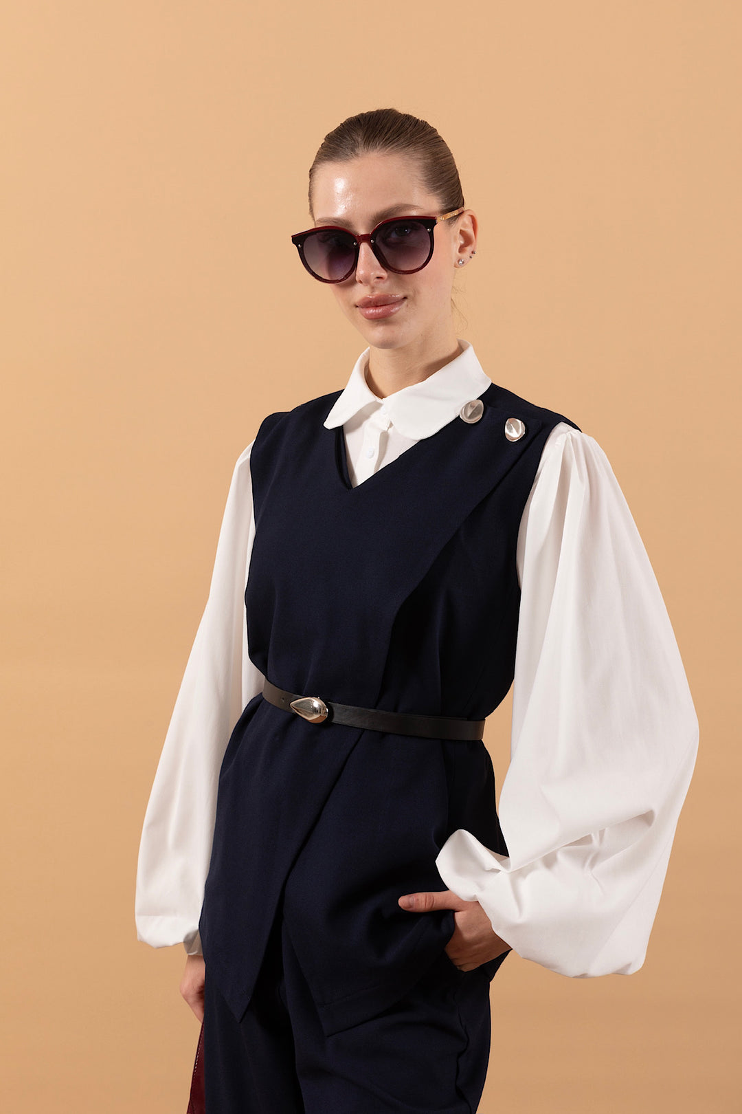 İkili Pantolon Takım Lacivert 1632-LACIVERT