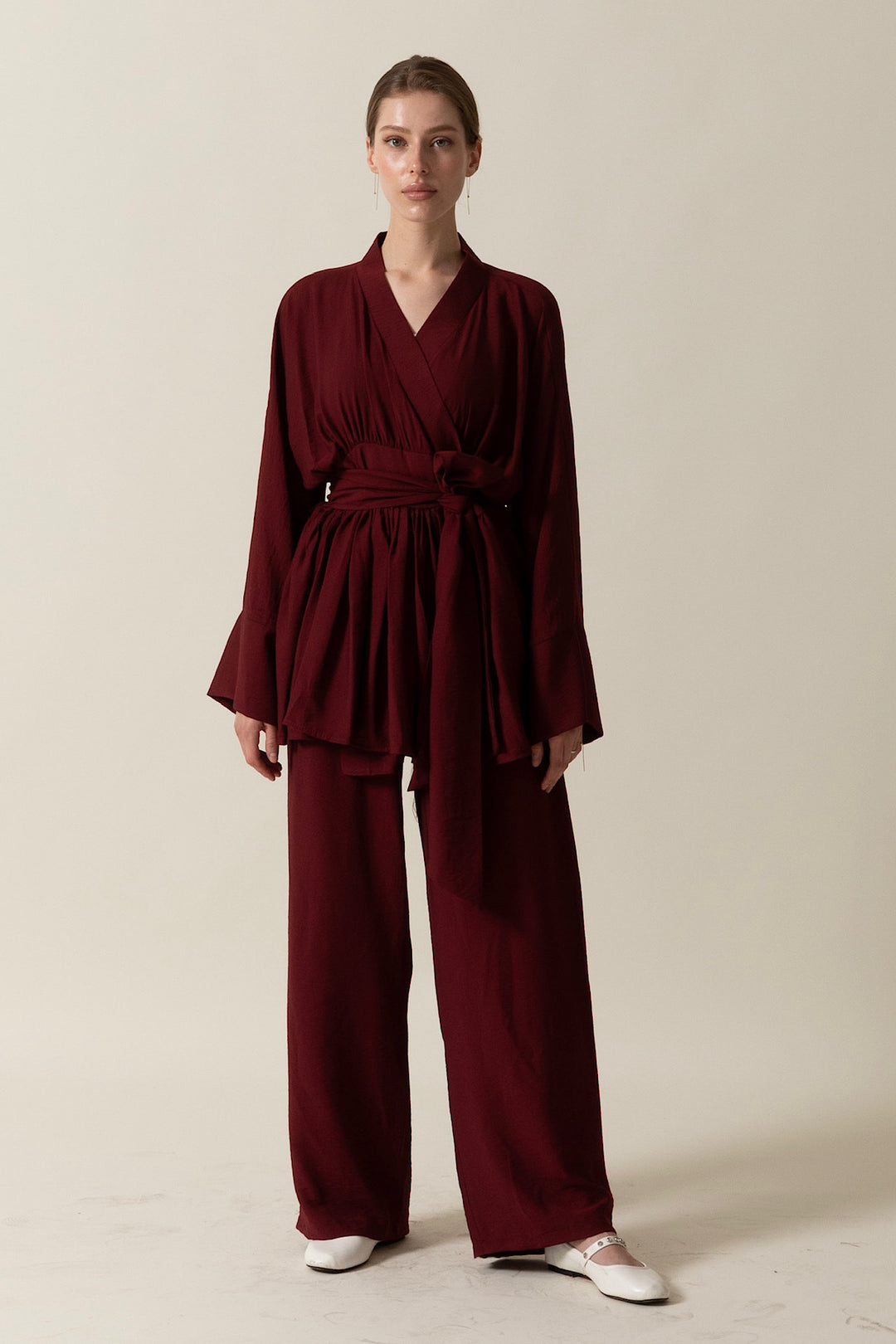 Arya İkili Takım Bordo 2111-BORDO