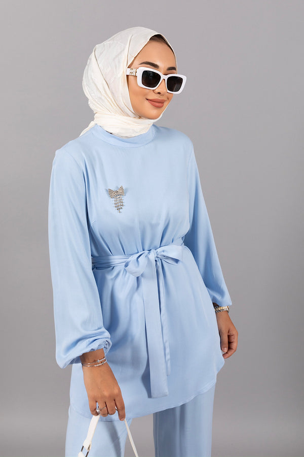 Ariana İkili Takım Buz Mavisi 6170-BUZMAVISI