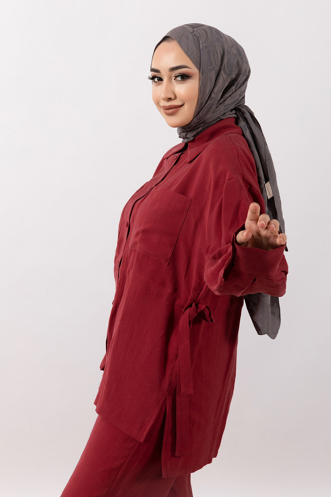 Lovel İkili Takım Bordo 8345-BORDO