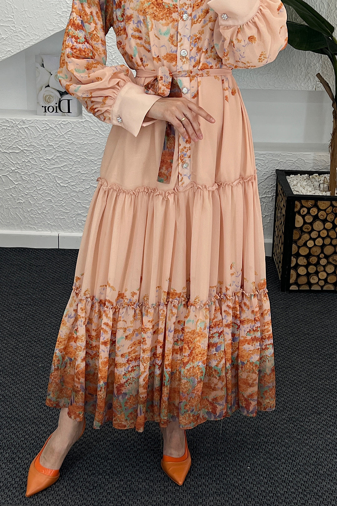 Zaina Elbise Pudra 9012-PUDRA