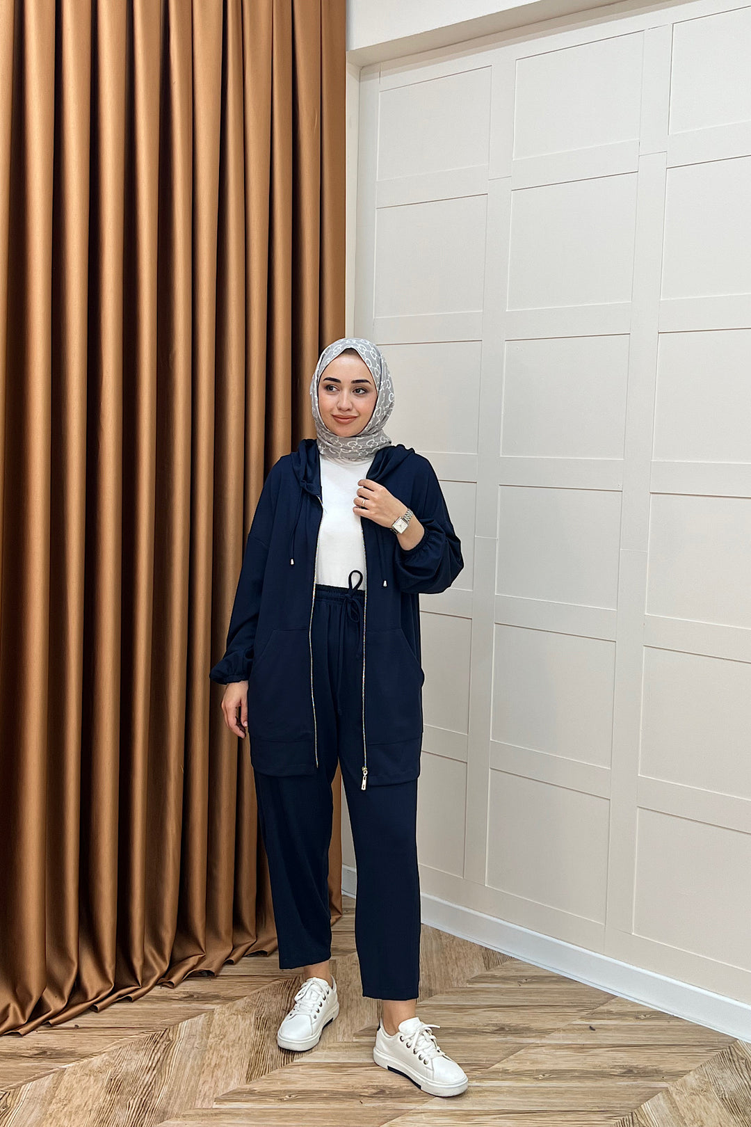 Kanguru Cepli Fermuarlı Takım Lacivert 2014-LACIVERT