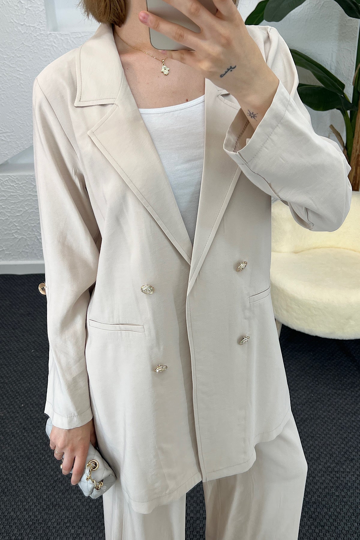 Sandra Ceketli Takım Taş 5003-TAS