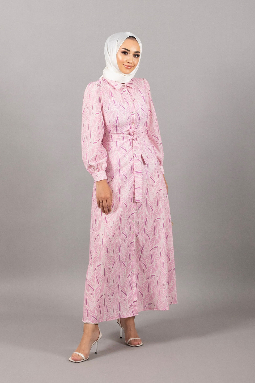 Nina Keten Elbise Pembe 4969-PEMBE