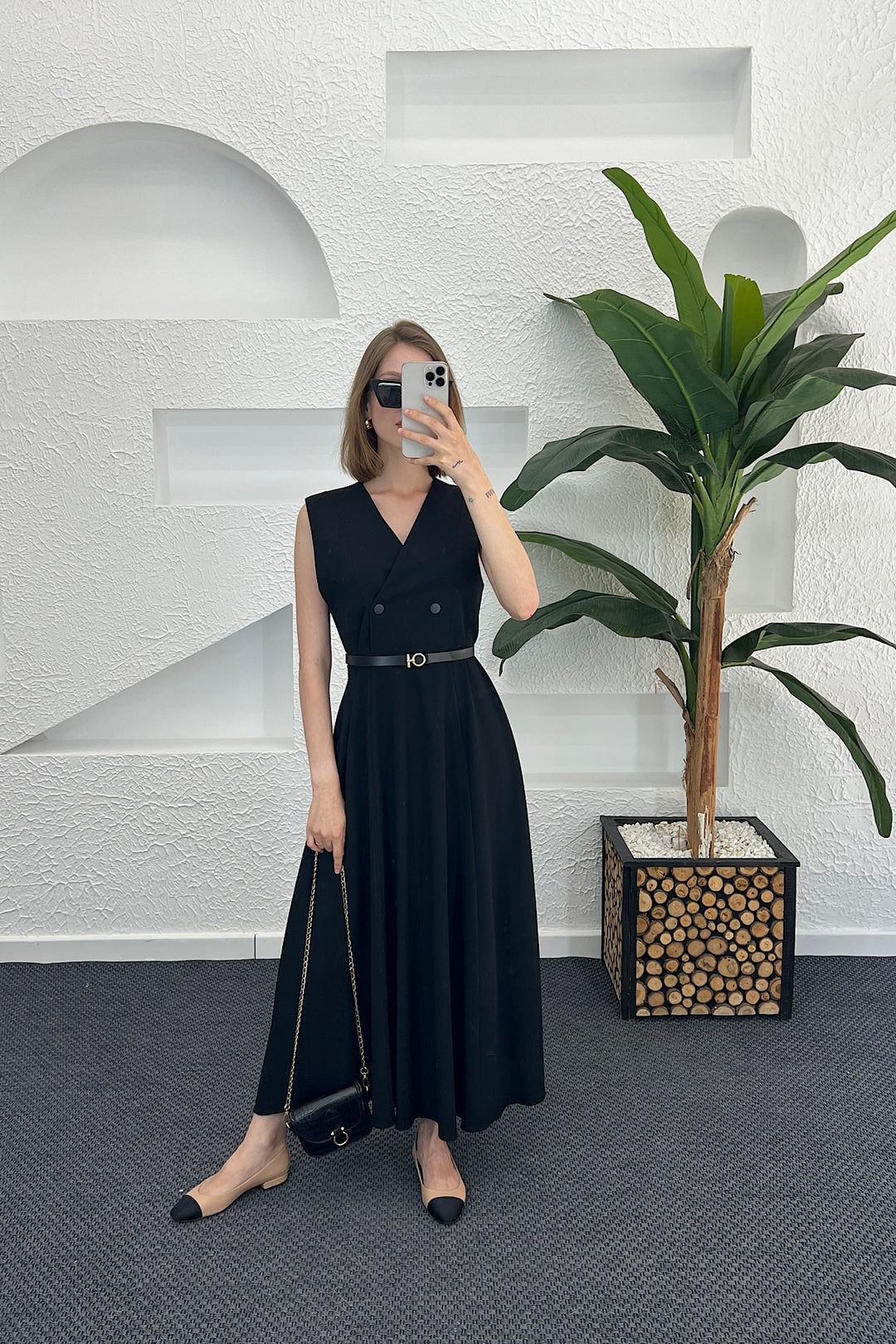 Belden Kemerli Jile Siyah 9019-SIYAH