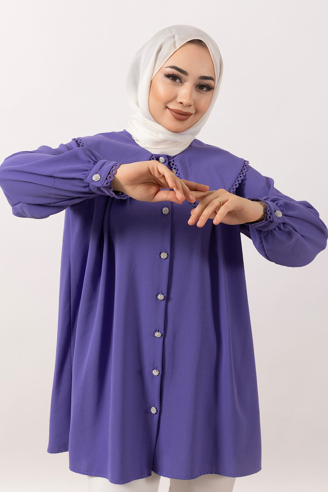 Dantelli Bebe Taka Tunik Lila 1740-LILA