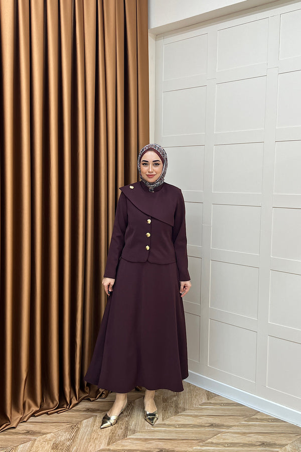 Aura Etek Takım Mürdüm 3101-MURDUM