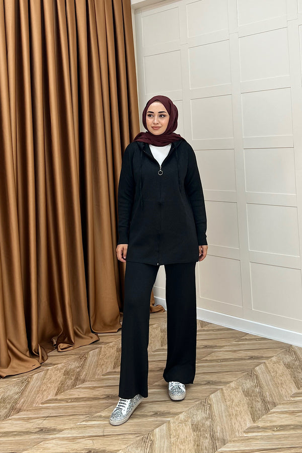 Rio Simli Triko Takım Siyah 24600-SIYAH