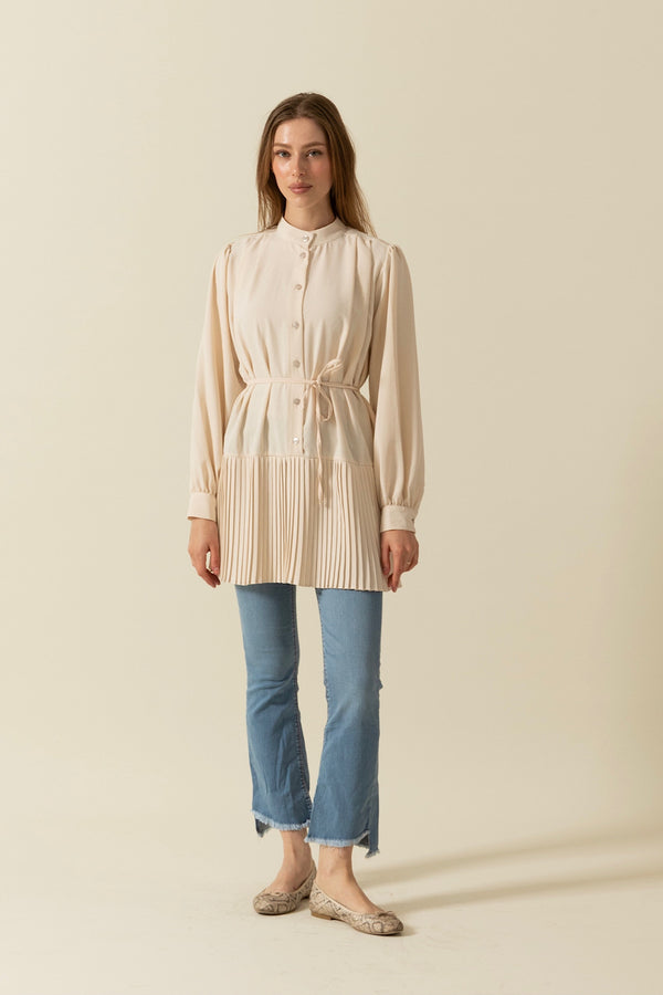 Piliseli Hakim Yaka Gömlek Taş 1905-TAS