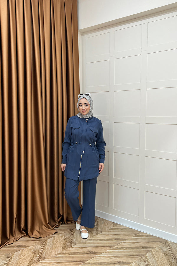 Livina İkili Takım İndigo 2895-INDIGO