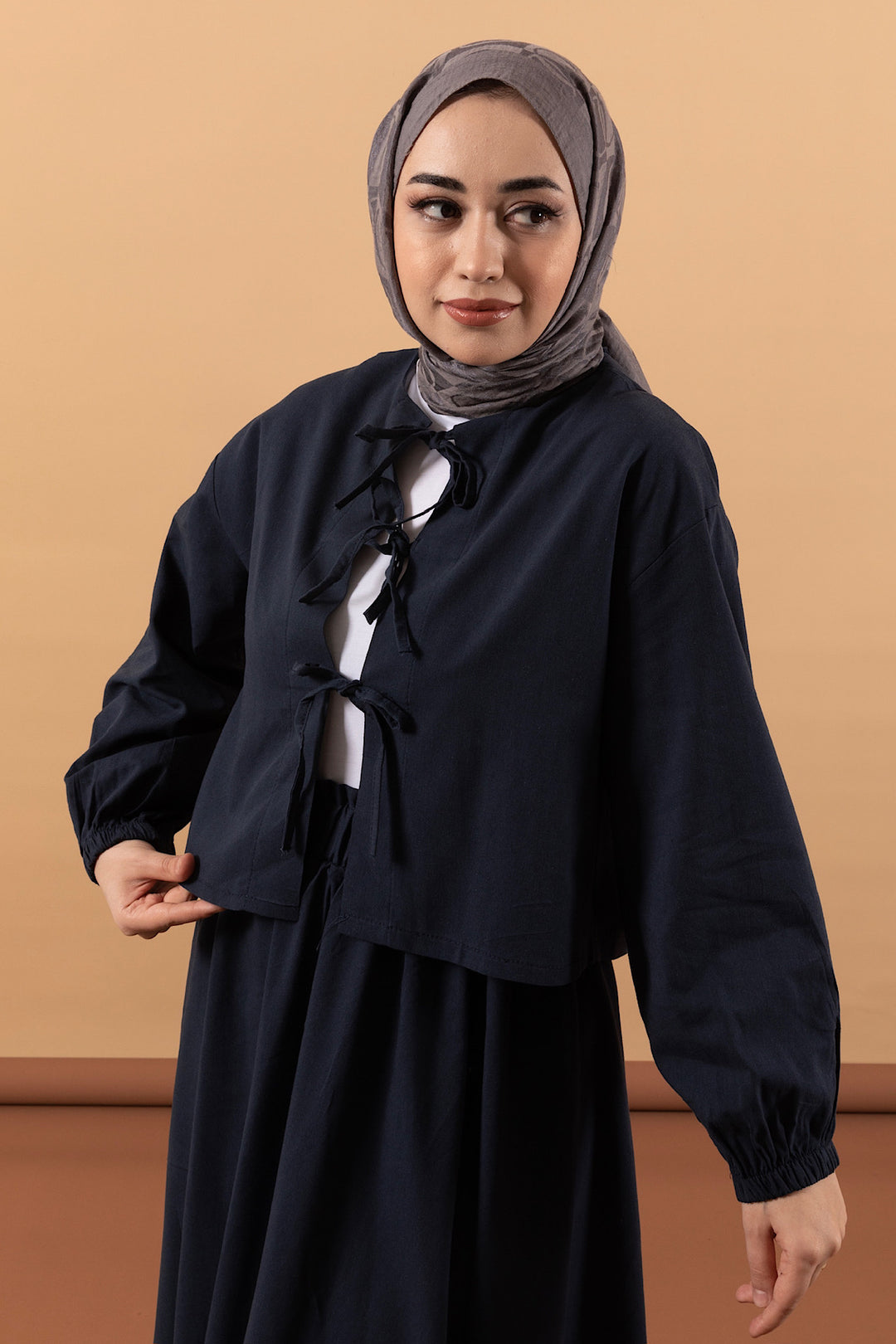 Larne Etekli Takım Lacivert 0119-LACIVERT