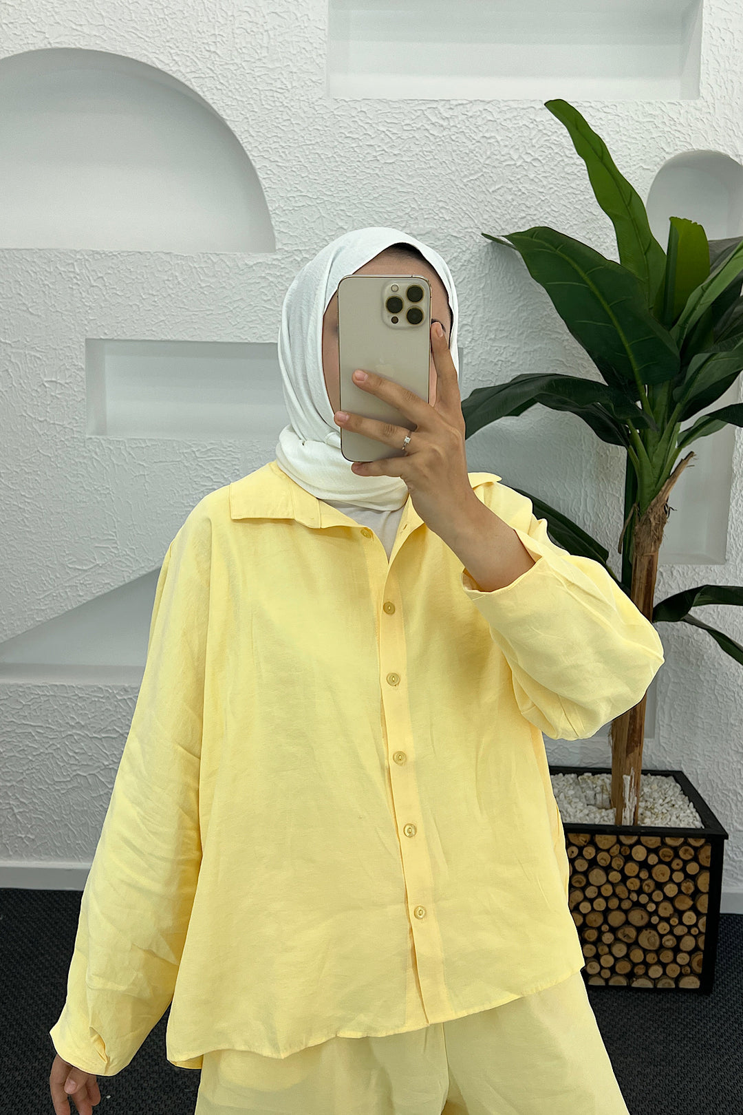 Şalvar Pantolon İkili Takım Sarı 5230-SARI