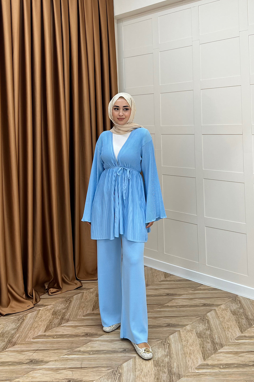 Patara Merserize Triko Takım Mavi 25400-MAVI