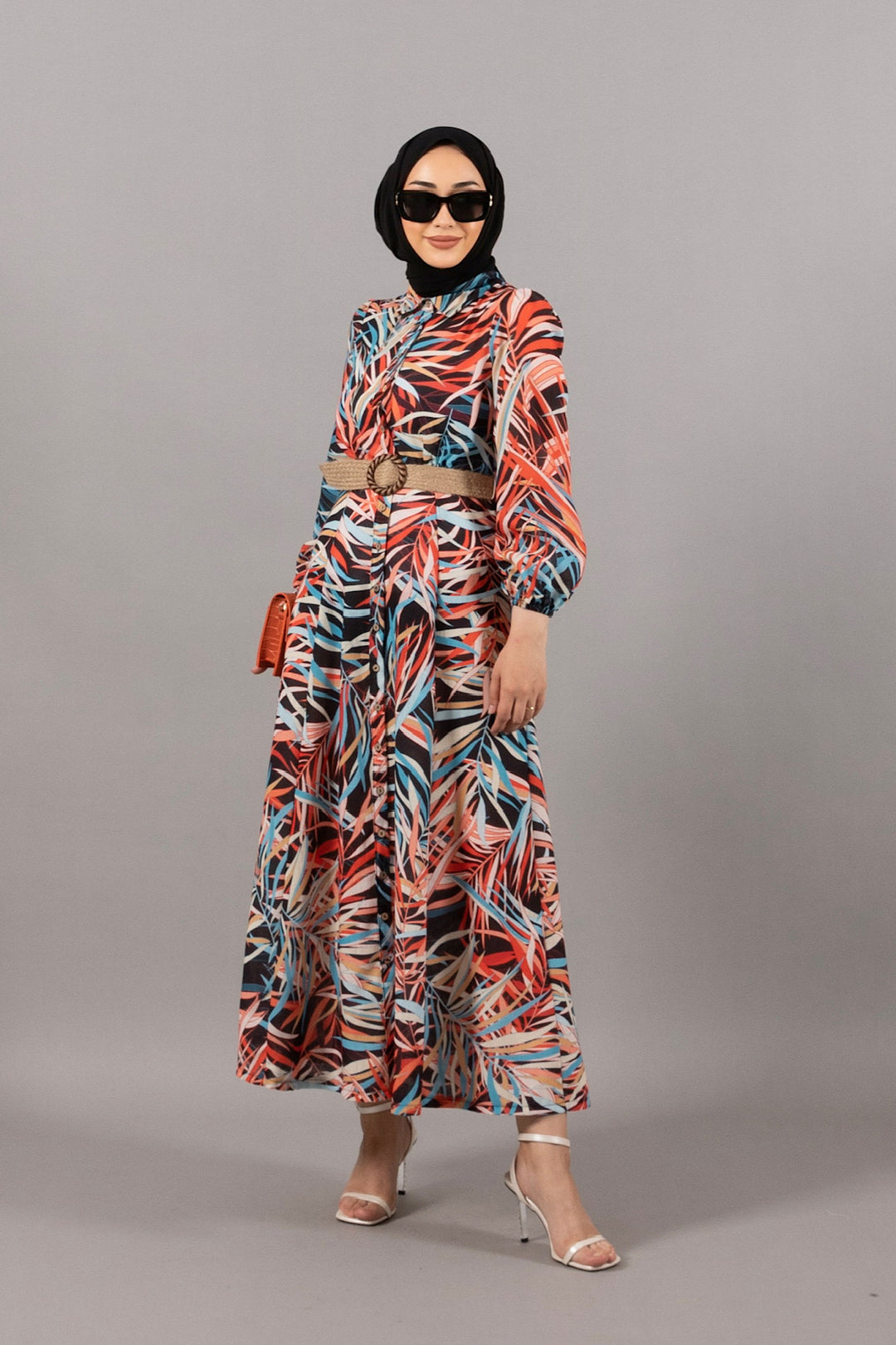 Emma Keten Elbise Siyah 4966-SIYAH