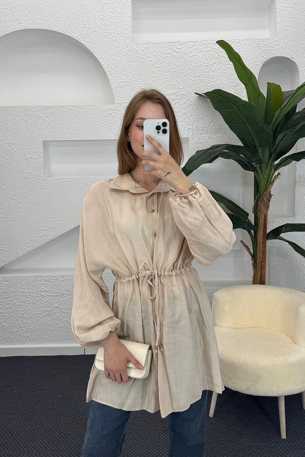 Beli Lastikli Modal Tunik Vizon 2771-VIZON