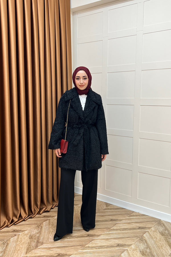 Grok Peluş Kaban Siyah 5523-SIYAH