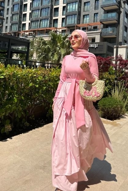 Amor elbise - Şeker Pembe - 3