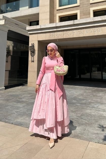 Amor elbise - Şeker Pembe - 4