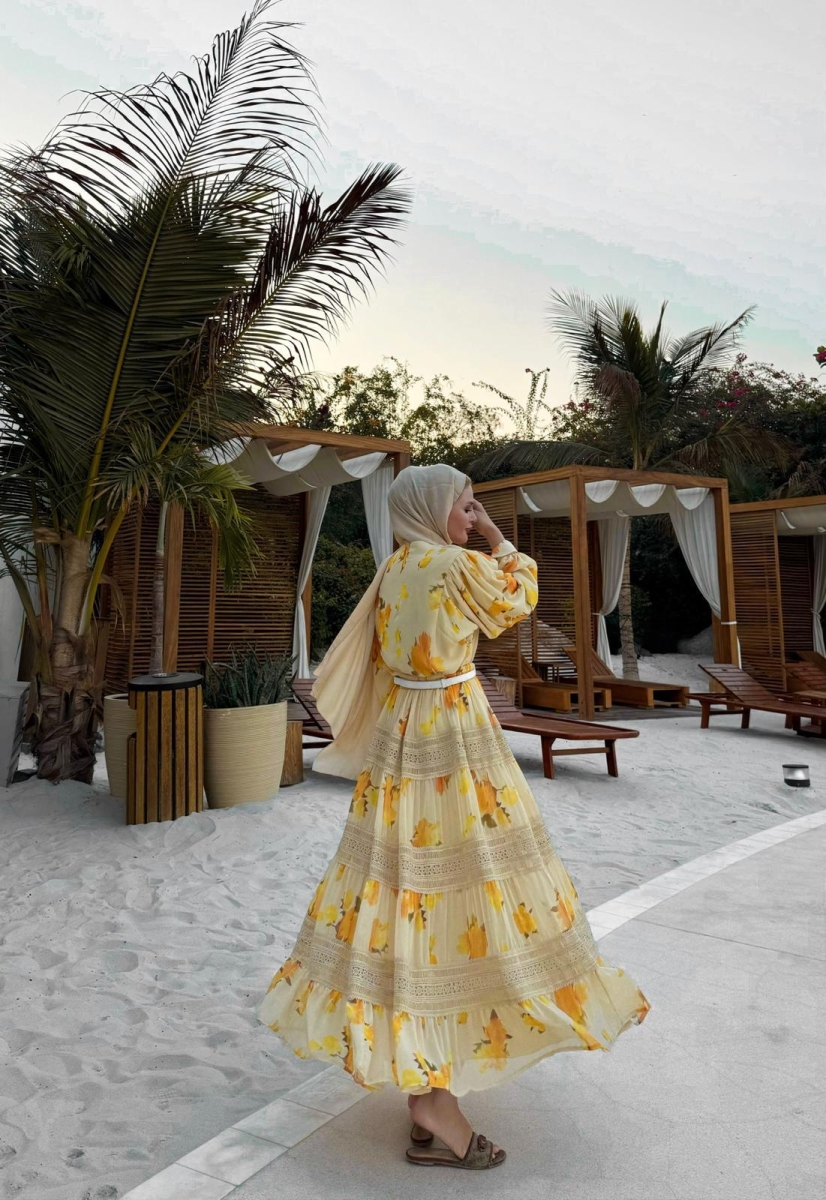AMOUR ETEKLİ TAKIM SARI - 5