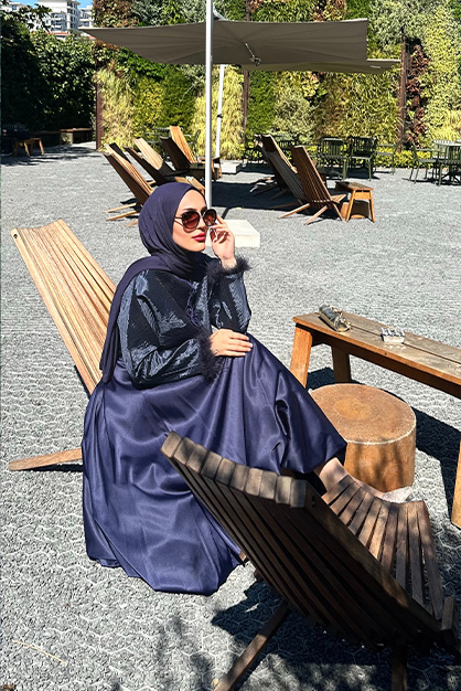 Balon Model Etekli Takım - Lacivert - 2