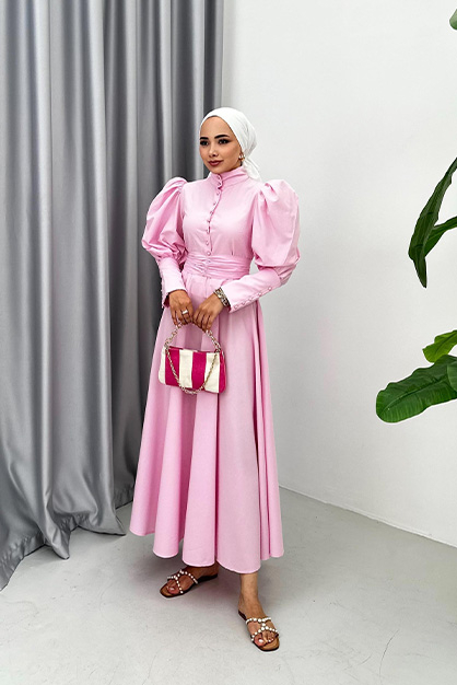 BENOİT ELBİSE - Pembe - 4