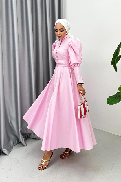 BENOİT ELBİSE - Pembe - 1