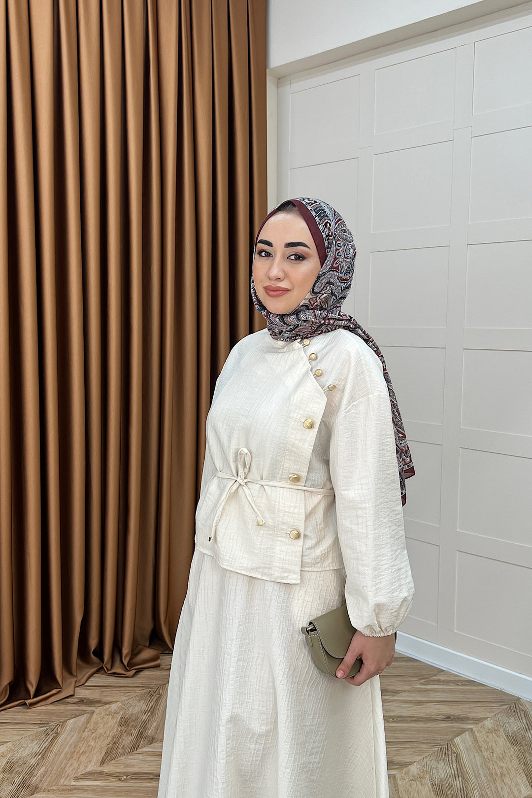 Duru Etekli Takım Krem 3231-KREM