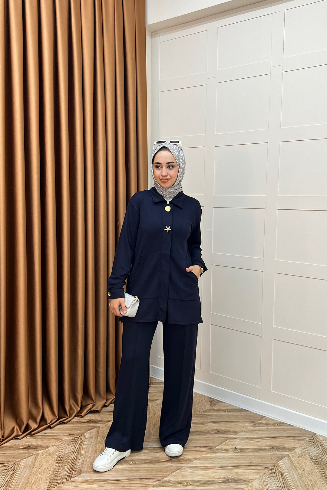 Selvi Gizli Patlı Takım Lacivert 02006-LACIVERT