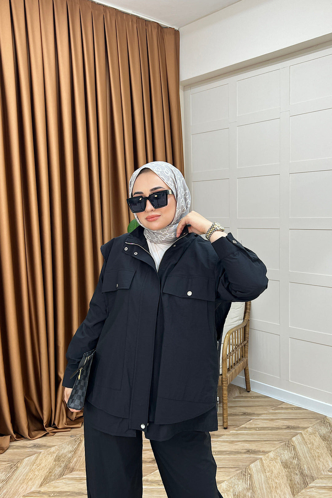 Elsa İkili Takım Siyah 8985-SIYAH