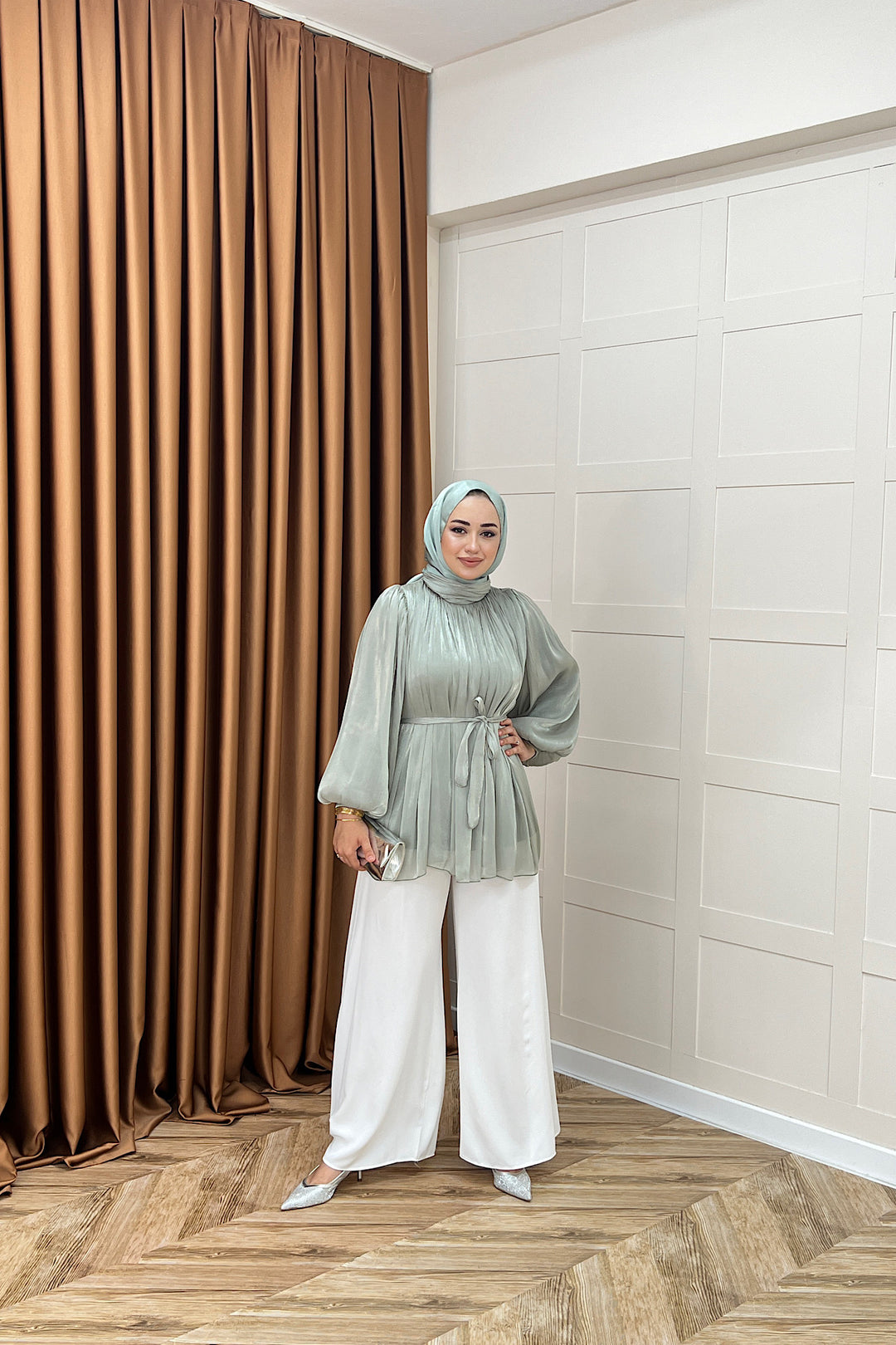 Hope Balon Kol Tunik Mint 2306-MINT