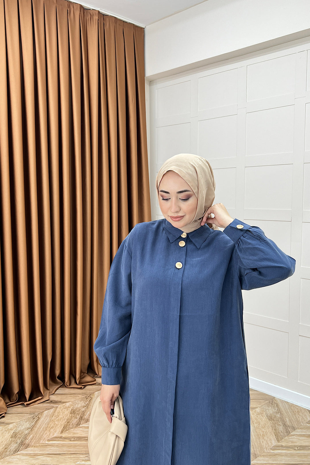 Zaina Uzun Tunik Lacivert 6523-LACIVERT
