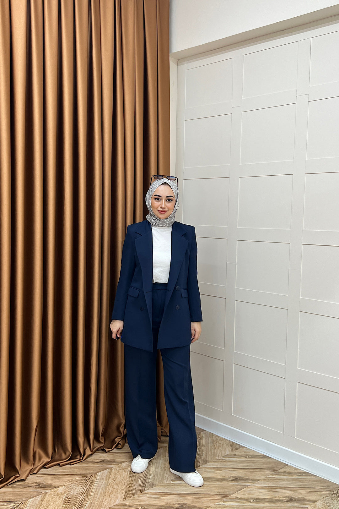Dört Düğme Ceket Takım Lacivert 6152-LACIVERT