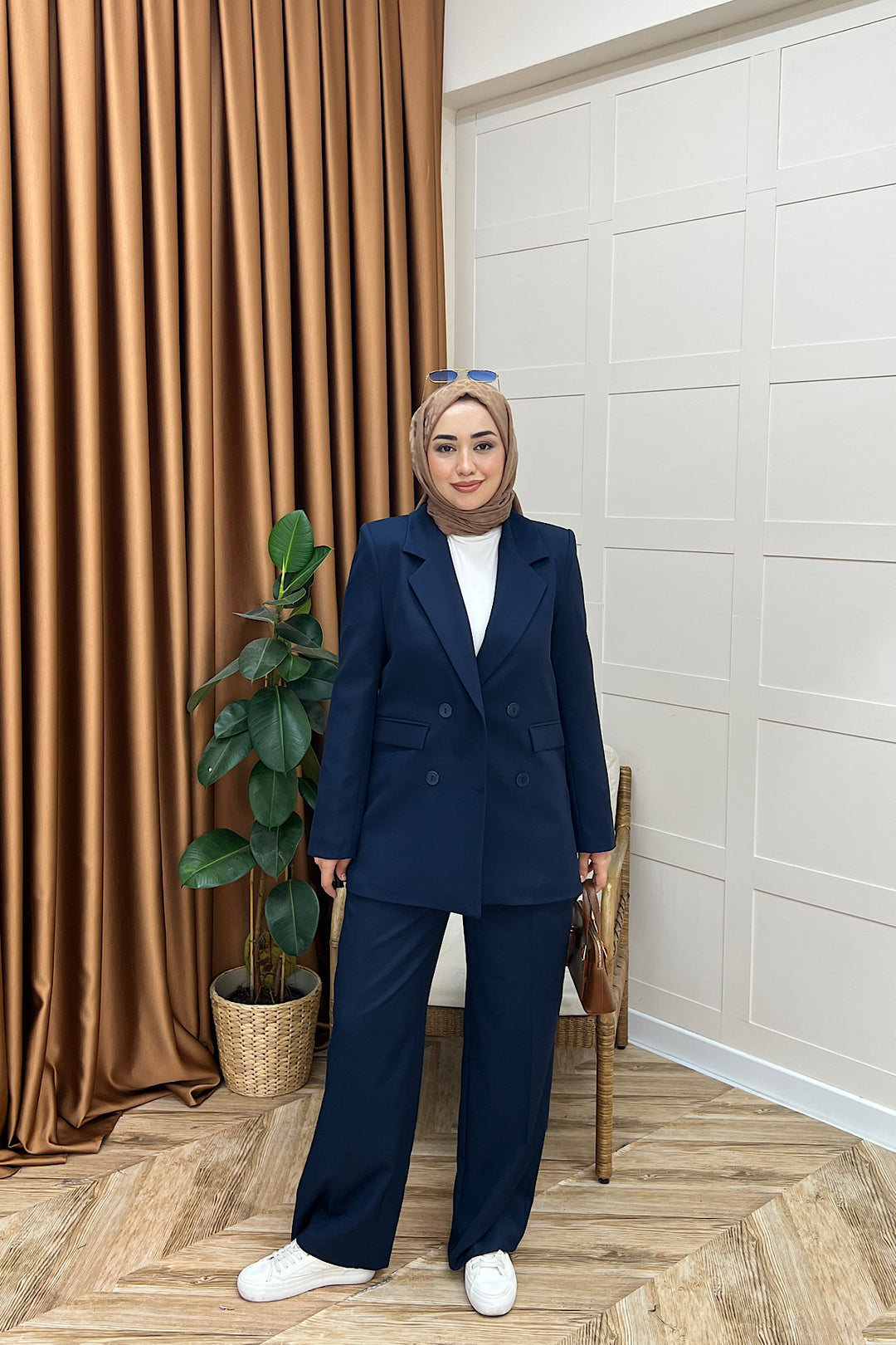 Dört Düğme Ceket Takım Lacivert 6152-LACIVERT