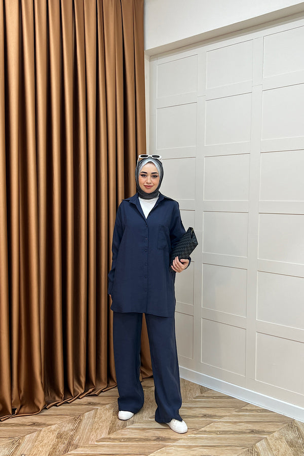 Nora İkili Takım Lacivert 8505-LACIVERT