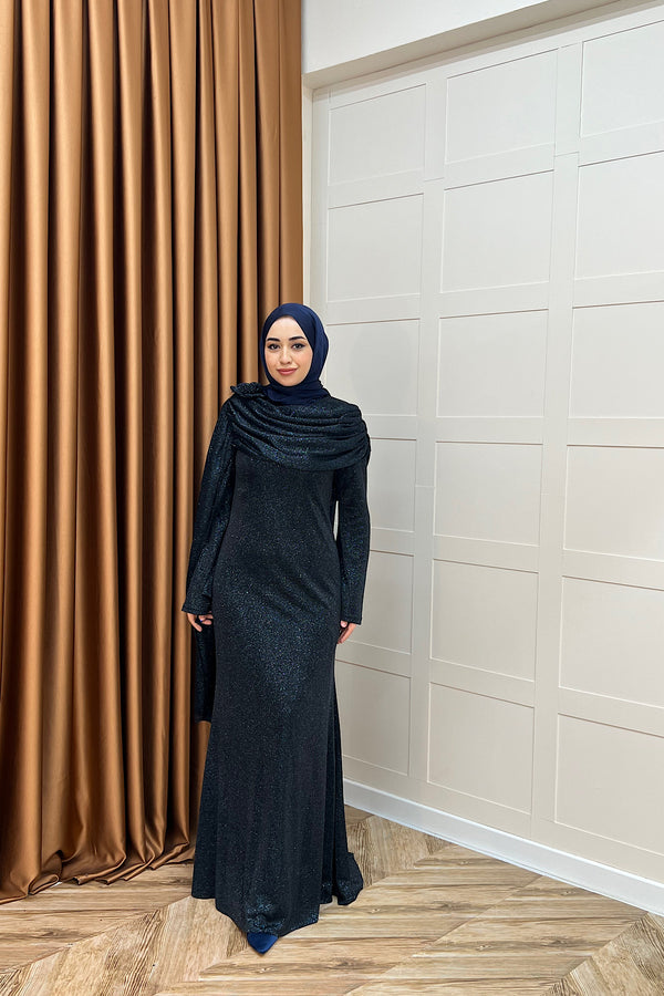 Elara Balık Abiye Lacivert 3086-LACIVERT