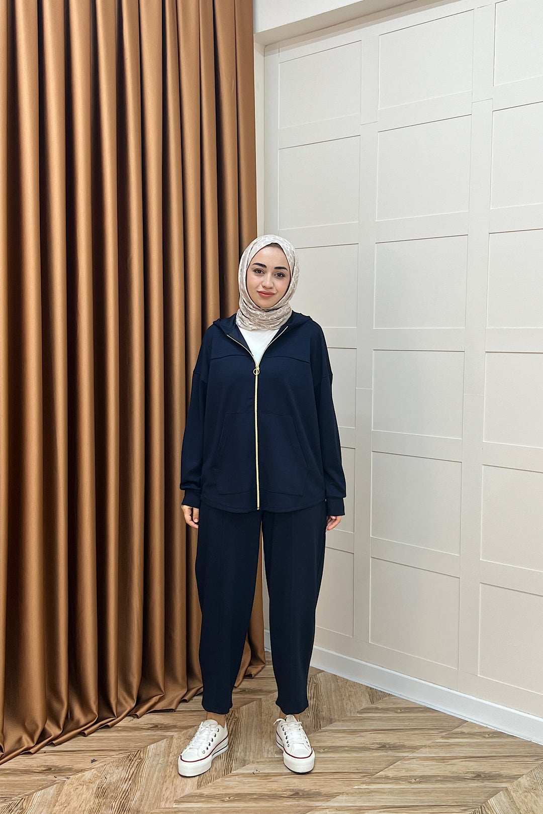 Efsa Kapüşonlu Takım Lacivert 70149-LACIVERT