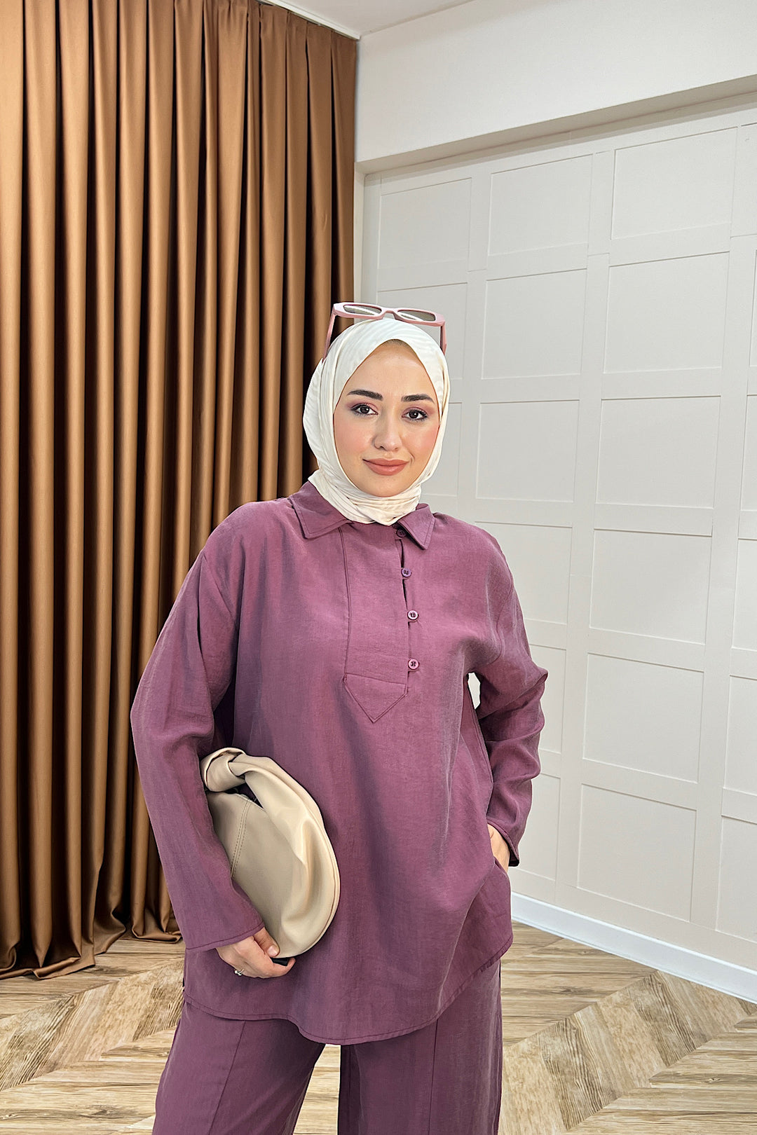 Hazel İkili Takım Gül Kurusu 73091-GULKURUSU