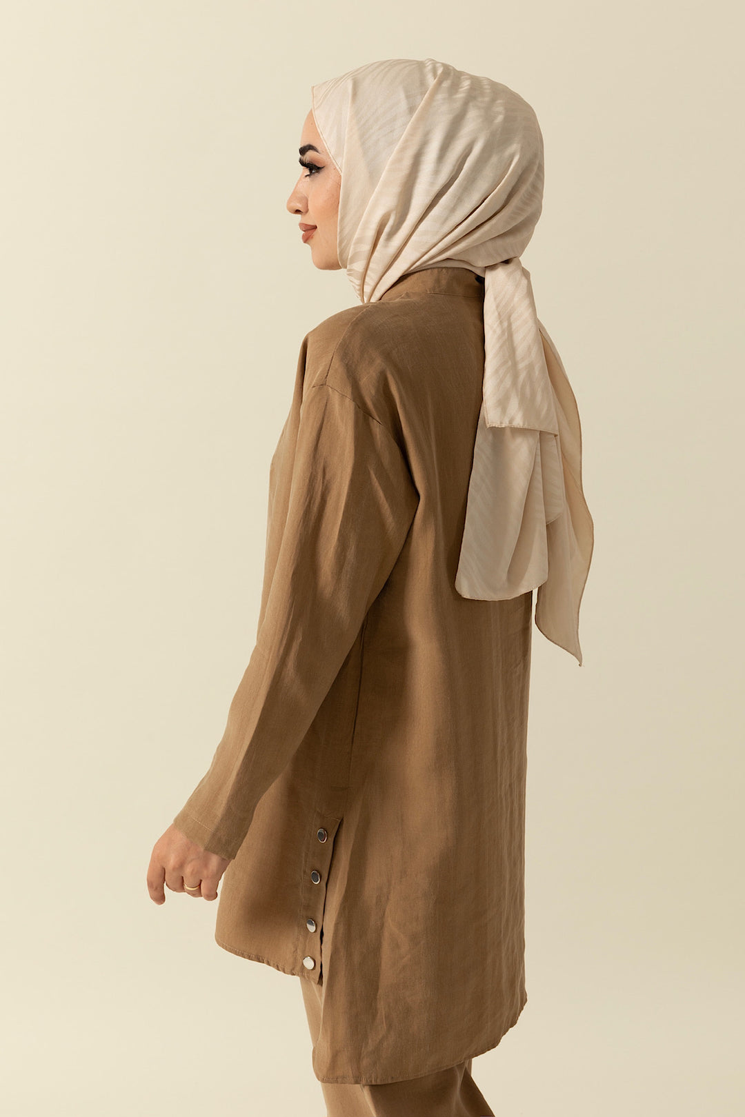 Yanları Çıtçıtlı Tesla Takım Vizon 1947-VIZON