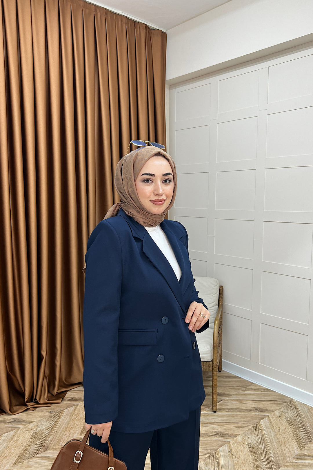 Dört Düğme Ceket Takım Lacivert 6152-LACIVERT