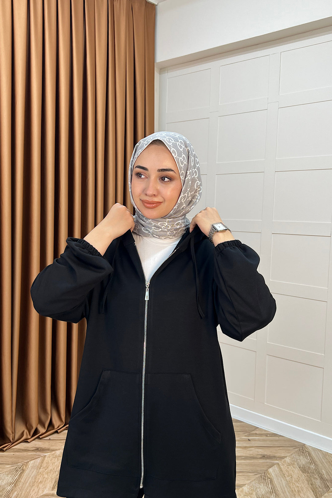 Kanguru Cepli Fermuarlı Takım Siyah 2014-SIYAH